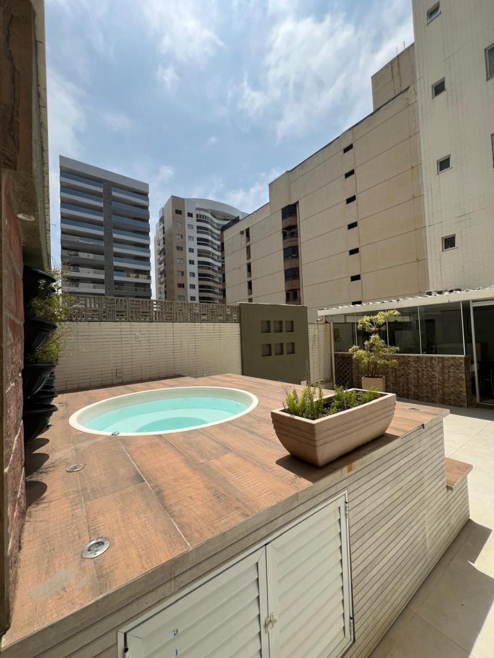 Apt 3Q Luxo Com Ar E Jacuzzi Na Beira Mar Guarapari Exterior foto